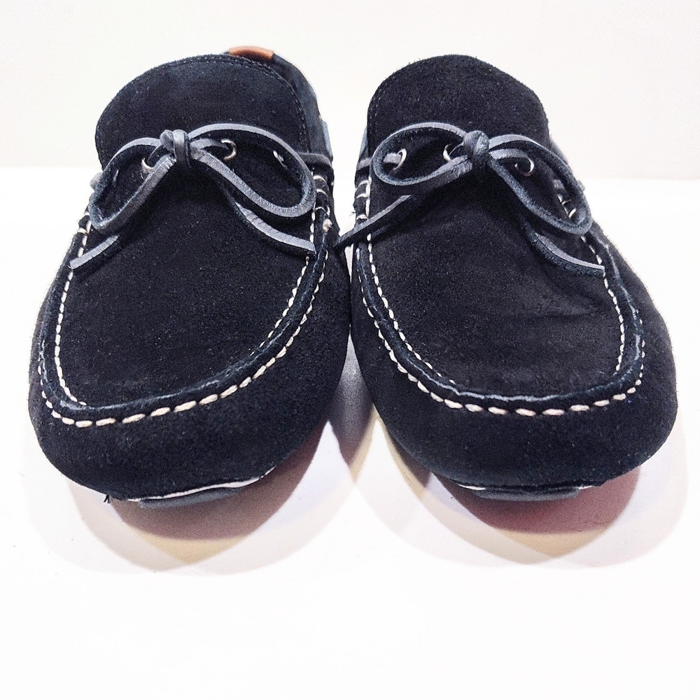 Cole Haan Zerogrand Camp Moc Driver Black Suede Mens 10M Loafers C25991 - Picture 12 of 14